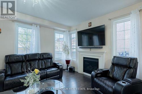 8 Zelda Road, Brampton, ON - Indoor Photo Showing Living Room With Fireplace