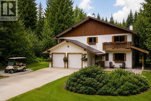 Golf Cart digitally staged - 1587 Pratico Road, Revelstoke, BC - Outdoor