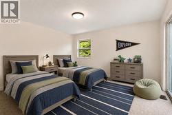 Spare Bedroom main floor digitally staged - 