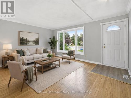 Virtually Staged - 56 Fifth Avenue, Quinte West (Murray Ward), ON - Indoor Photo Showing Living Room