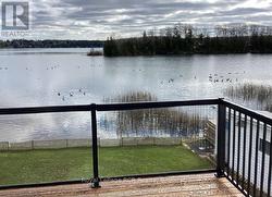 CLEAR GLASS RAILING ON NEWER DECK - 