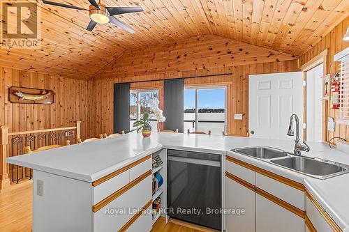 TONS OF PREP SPACE - 48 Island View Drive N, South Bruce Peninsula, ON - Indoor Photo Showing Kitchen With Double Sink