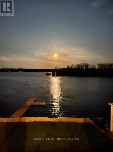 MORNING SUNRISE FROM DECK - 48 Island View Drive N, South Bruce Peninsula, ON - Outdoor With Body Of Water With View