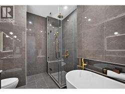 With sleek dark accents throughout - 