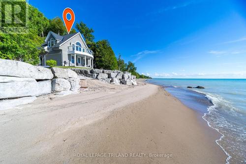 73437 Sandy Beach Road, Bluewater (Hay), ON - Outdoor With Body Of Water