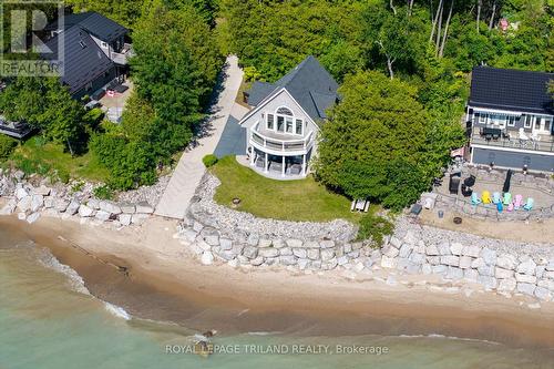 73437 Sandy Beach Road, Bluewater (Hay), ON - Outdoor With Body Of Water With View
