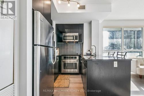 1212 - 98 Lillian Street, Toronto, ON - Indoor Photo Showing Kitchen With Stainless Steel Kitchen With Upgraded Kitchen