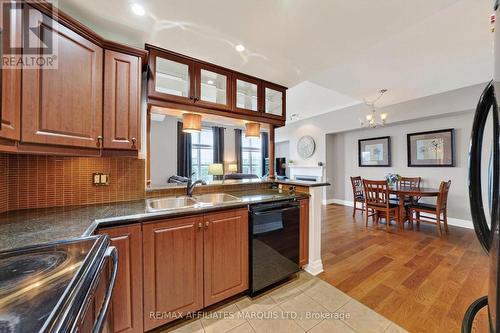 402 - 341 Water Street W, Cornwall, ON - Indoor Photo Showing Kitchen With Double Sink