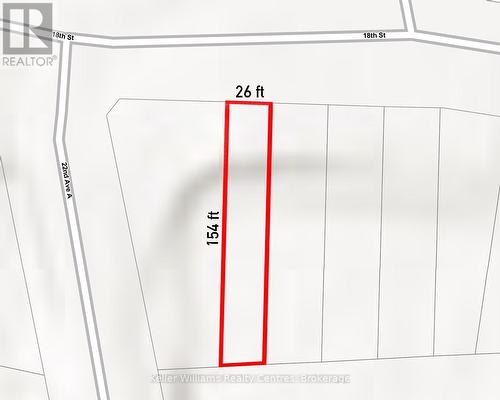 Lot Outline - 775 18Th Street, Hanover, ON - 