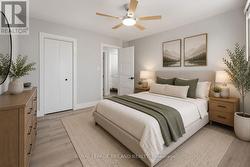 Virtually staged Primary Bedroom - 