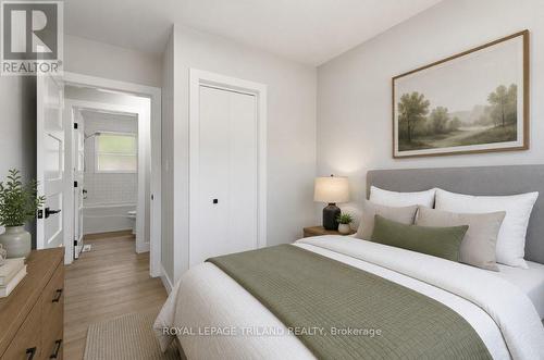 Virtually staged 2nd Bedroom - 308 Reynolds Road, London South (South B), ON - Indoor Photo Showing Bedroom