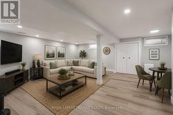 Virtually staged Recroom - 