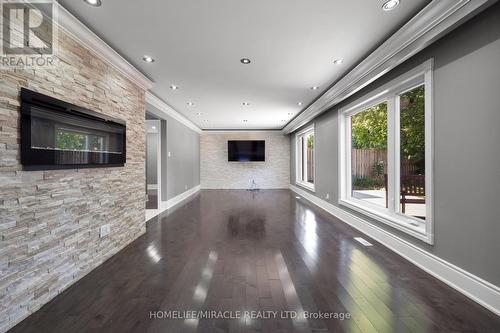 70 Cockburn Drive, Toronto, ON - Indoor With Fireplace