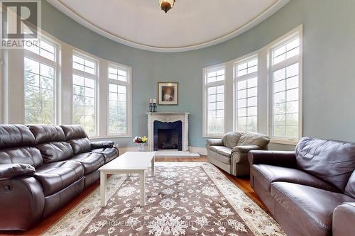19 Wolf Run Court, Whitchurch-Stouffville, ON - Indoor Photo Showing Living Room With Fireplace