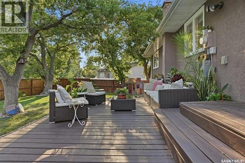 111 Minot Drive, Regina, SK - Outdoor With Deck Patio Veranda With Exterior