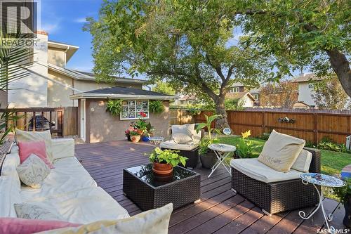 111 Minot Drive, Regina, SK - Outdoor With Deck Patio Veranda