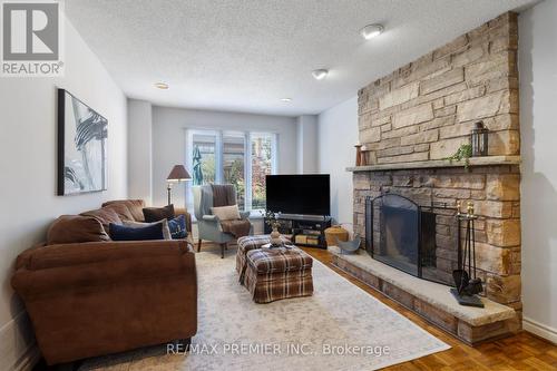 85 Calgary Gardens, Vaughan, ON - Indoor Photo Showing Living Room With Fireplace