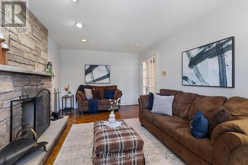 85 Calgary Gardens, Vaughan, ON - Indoor Photo Showing Living Room With Fireplace