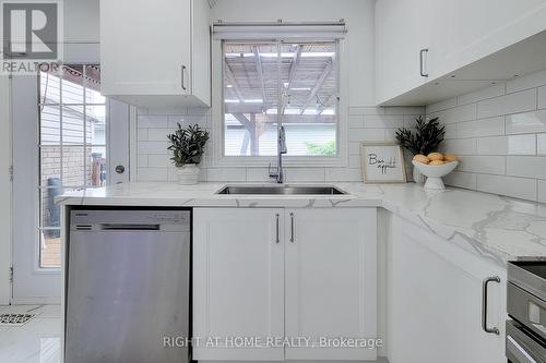 62 Hazel Street, St. Catharines, ON - Indoor Photo Showing Kitchen With Double Sink