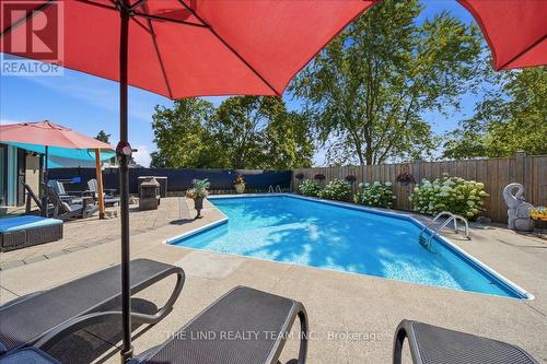 163 Orchard Heights Boulevard, Aurora, ON - Outdoor With In Ground Pool With Deck Patio Veranda With Backyard