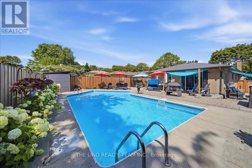 163 Orchard Heights Boulevard, Aurora, ON - Outdoor With In Ground Pool With Deck Patio Veranda