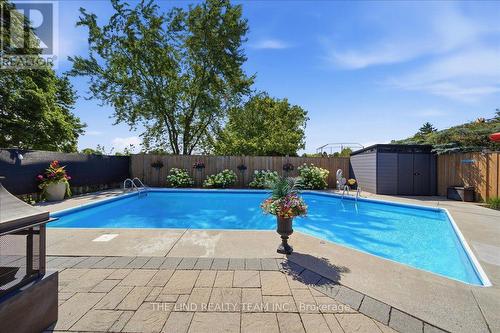 163 Orchard Heights Boulevard, Aurora, ON - Outdoor With In Ground Pool With Deck Patio Veranda With Backyard