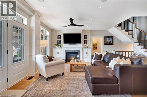 42 Parsonage Road, Ancaster, ON - Indoor Photo Showing Living Room With Fireplace