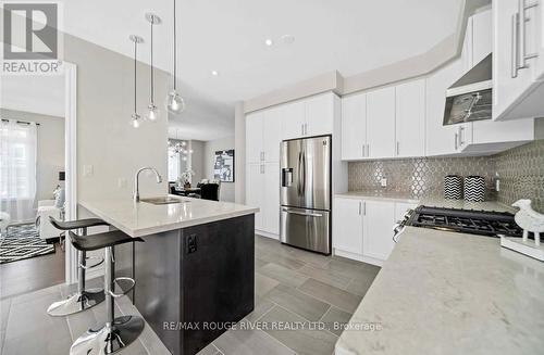 27 Crombie Street, Clarington (Bowmanville), ON - Indoor Photo Showing Kitchen With Stainless Steel Kitchen With Upgraded Kitchen