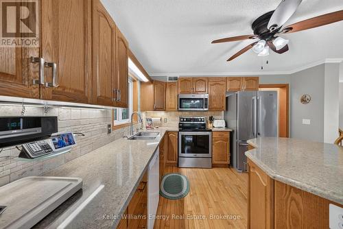 52 Rowlands Lane, Prince Edward County (Sophiasburg Ward), ON - Indoor Photo Showing Kitchen With Double Sink