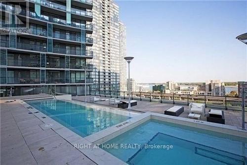 310 - 25 Capreol Court, Toronto, ON - Outdoor With In Ground Pool With Balcony