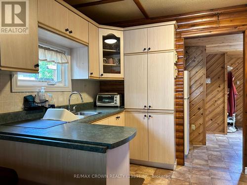 45 Lefebvre Peninsula, Moonbeam Road, Kapuskasing, ON - Indoor Photo Showing Kitchen With Double Sink