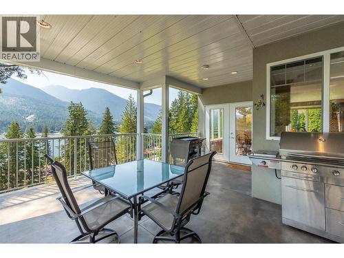 408 Balfour Heights Road, Balfour, BC - Outdoor With Deck Patio Veranda With Exterior