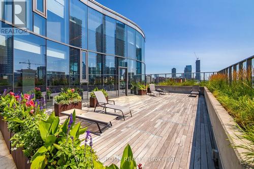 1604 - 1 Market Street, Toronto, ON - Outdoor With Deck Patio Veranda