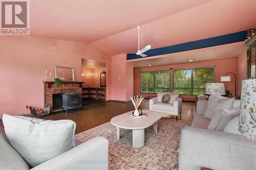 11758 County 29 Road, Alnwick/Haldimand, ON - Indoor Photo Showing Living Room With Fireplace