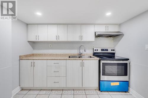 34 Meadowlark Drive, Brampton, ON - Indoor Photo Showing Kitchen With Double Sink