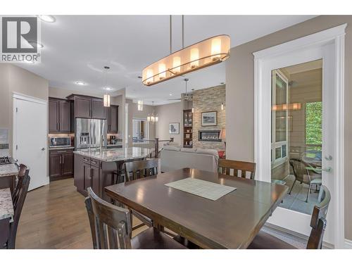 4157 Gallaghers Fairway S, Kelowna, BC - Indoor Photo Showing Dining Room
