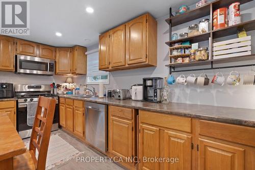 190 Ann Street, North Middlesex (Parkhill), ON - Indoor Photo Showing Kitchen With Double Sink