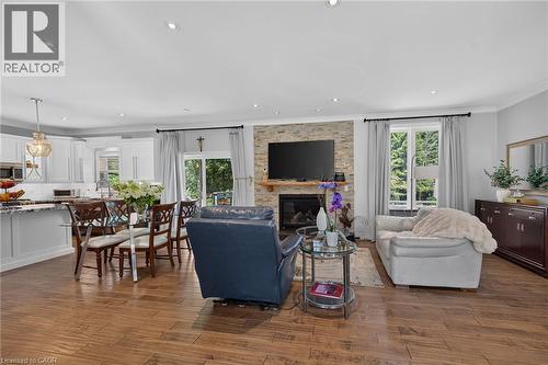 741 South Coast Drive, Nanticoke, ON - Indoor Photo Showing Living Room With Fireplace