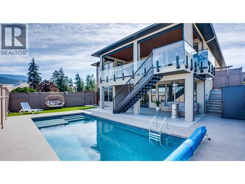 2698 Koyama Road, Lake Country, BC - Outdoor With In Ground Pool