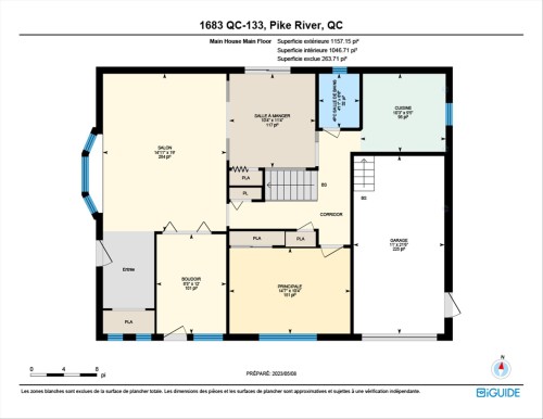 Plan (croquis) - 1683 Route 133, Pike River, QC - Other