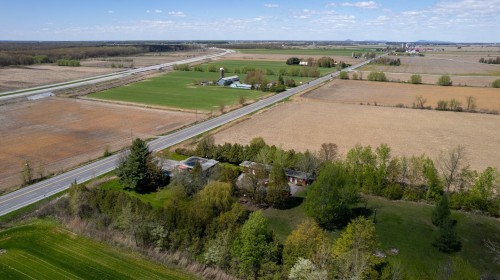 Photo aérienne - 1683 Route 133, Pike River, QC - Outdoor With View