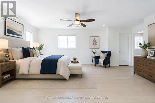Virtually staged - 2 Vanessa Drive, Orillia, ON - Indoor Photo Showing Bedroom
