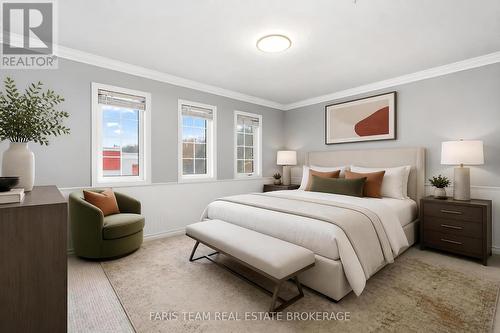 Virtually staged - 3 Prince William Way, Barrie, ON - Indoor Photo Showing Bedroom