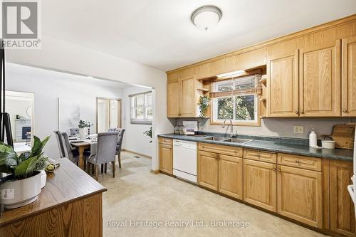 12 Simcoe Street, Whitby (Brooklin), ON - Indoor Photo Showing Kitchen With Double Sink