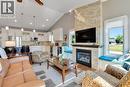 1340 Aspenshore Avenue, Windsor, ON  - Indoor Photo Showing Living Room With Fireplace 