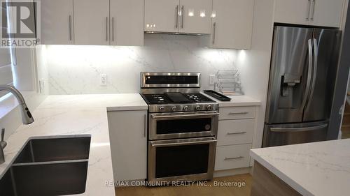 7 Denham Road, Toronto, ON - Indoor Photo Showing Kitchen With Stainless Steel Kitchen With Upgraded Kitchen