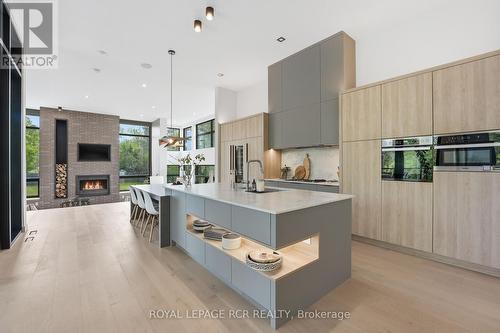 3404 Vivian Road, Whitchurch-Stouffville, ON - Indoor With Fireplace