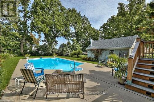 18 Emerick Avenue, Fort Erie (Central), ON - Outdoor With In Ground Pool