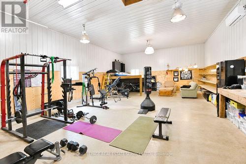 960 Lawson Road, Tiny, ON - Indoor Photo Showing Gym Room