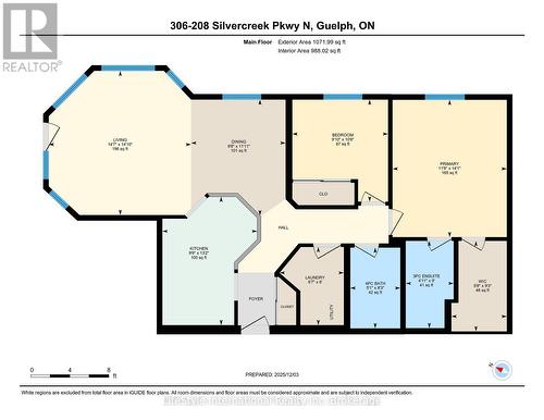 Unit 306 Floor Plan - 306 - 208 Silvercreek Parkway N, Guelph (Junction/Onward Willow), ON - Other